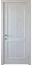 Межкомнатные двери Эпика глухое, ПВХ DeLuxe Ясень New