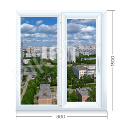Металлопластиковое окно WDS сталинка 2 этажка wds14