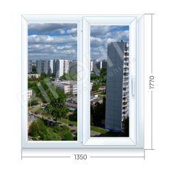 Металлопластиковое окно Veka сталинка veka-15