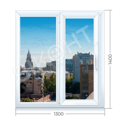 Металлопластиковое окна Vikra стандартное девятиэтажка vikra-2