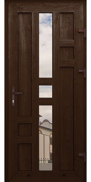 Металлопластиковые двери одинарные венге № 46 plastikovie_dveri46